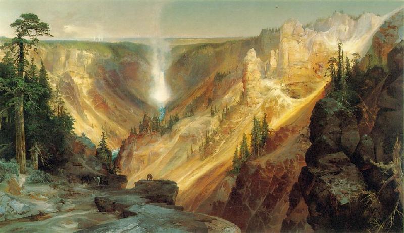 Thomas Moran Grand Canyon of the Yellowstone France oil painting art